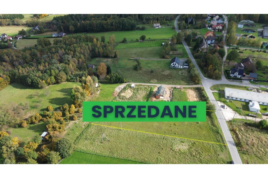 małopolskie, myślenicki, Dobczyce, Stojowice, REZERWACJA Działka widokowa mieszkaniowo usługowa Stojowice