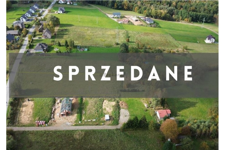 małopolskie, myślenicki, Dobczyce, Stojowice, REZERWACJA Działka widokowa mieszkaniowo usługowa Stojowice