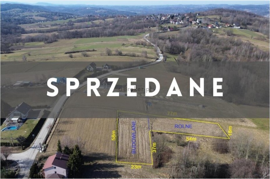 małopolskie, wielicki, Gd&oacute;w, Stryszowa, Działka 25 ar&oacute;w, widokowa, cicha okolica, szybki dojazd do Krakowa