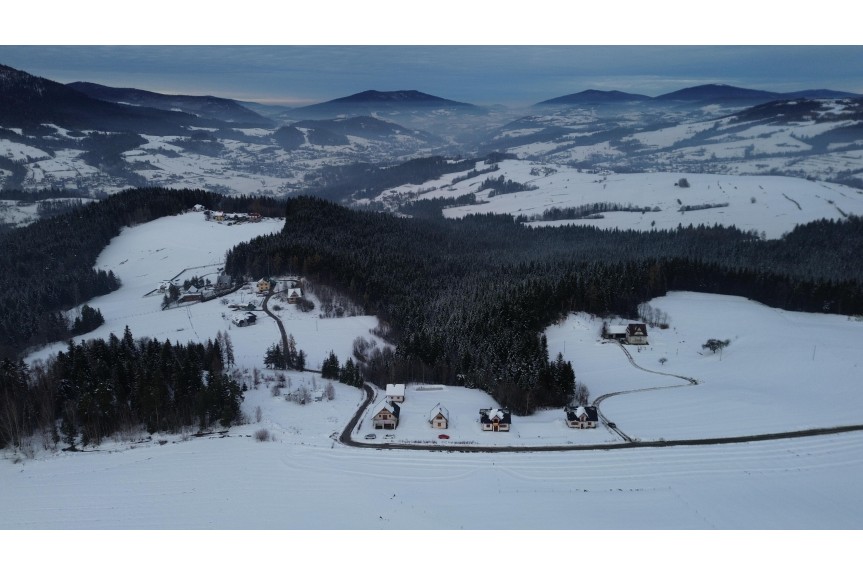 limanowski, Mszana Dolna, Olsz&oacute;wka, WYJĄTKOWA NIERUCHOMOŚĆ Z PANORAMĄ G&Oacute;R  BEZPOŚREDNIO PRZY LESIE.