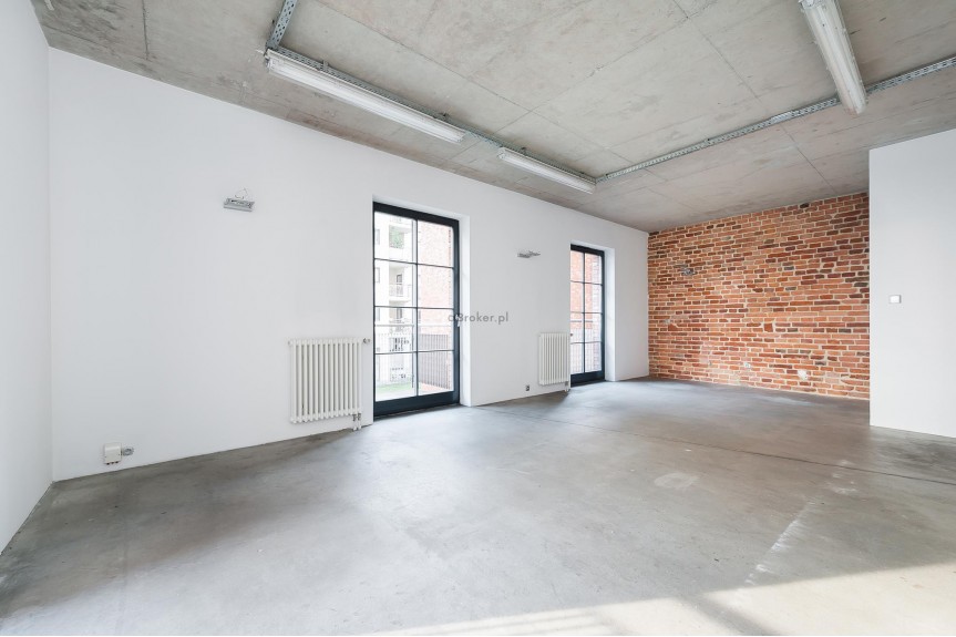 Krak&oacute;w, Podg&oacute;rze, Zabłocie, Loftowe biuro 60 m&sup2; | Zabłocie | balkon | parking