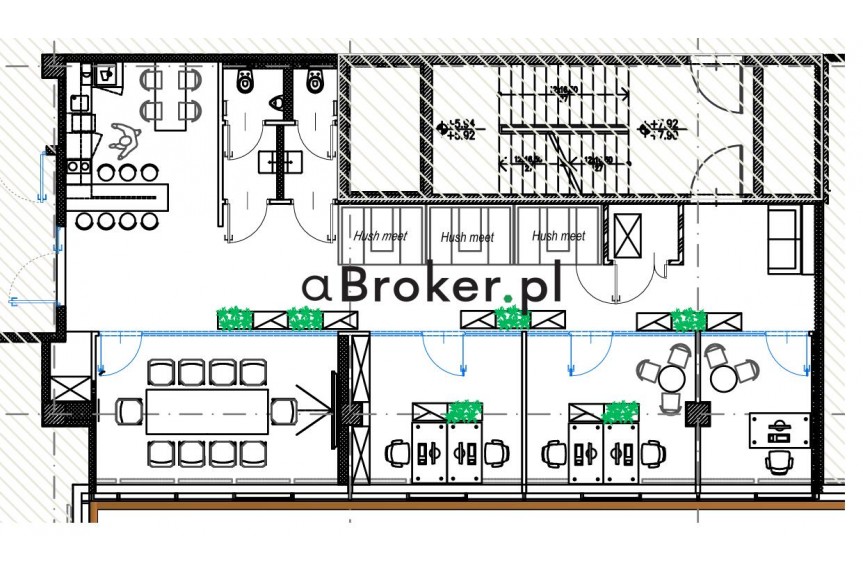 Krak&oacute;w, Dębniki, Dębniki Stare, gen. Zielińskiego, Dębniki | Atrakcyjne biuro 140 m2  | Open space i gabinety | Klasa A