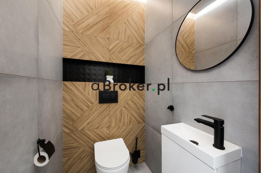 myślenicki, Myślenice, Krzyszkowice, Nowoczesny dom dla dw&oacute;ch rodzin przy lesie , 218 m&sup2;, działka 14 ar&oacute;w